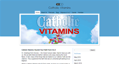 Desktop Screenshot of catholicvitamins.com